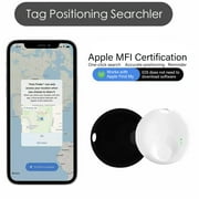 Tags 2 Pack Air Tracker Item Finders with Apple Find My (IOS Only) Track Your Keys, with 2 Keyrings